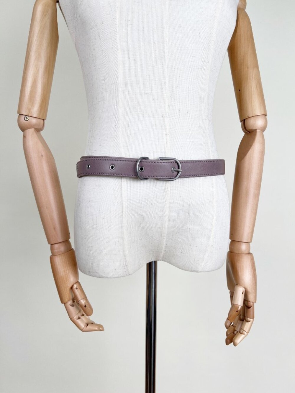 Matt & Nat Vegan Leather Belt Purple Minimalist High Quality Modern Scandinavian